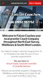 Mobile Screenshot of falconcoachhire.com